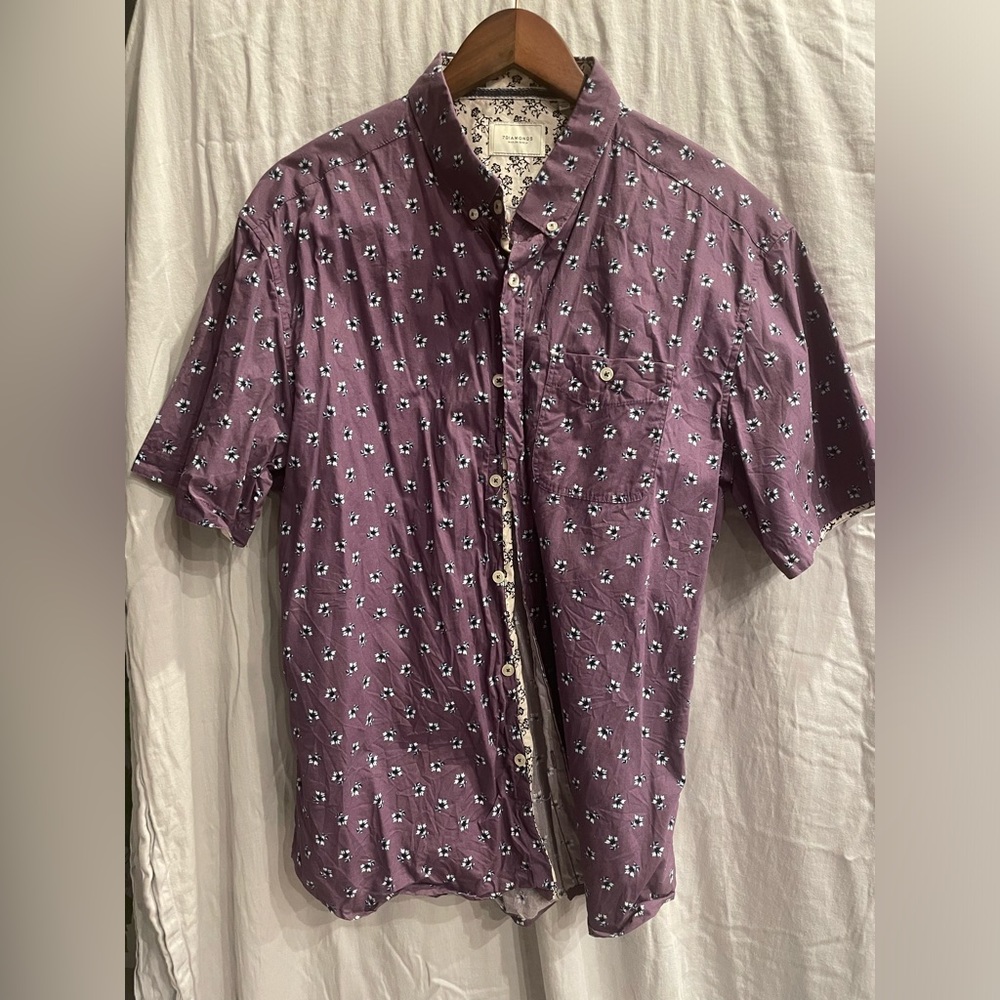 Men’s XL 7dimonds short sleeve button up